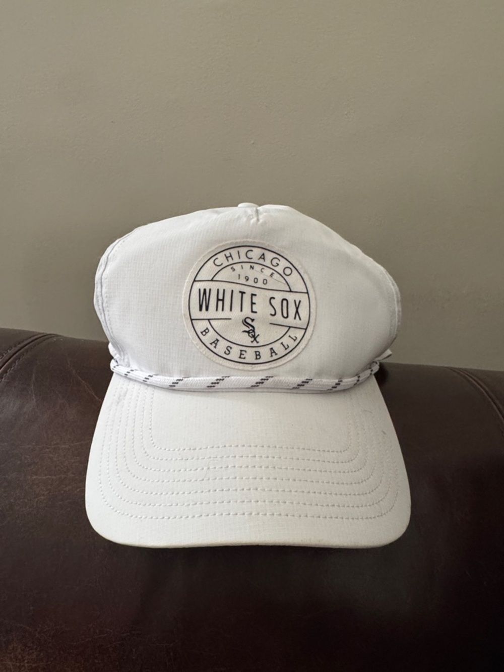 Chicago White Sox White Nylon Suburbia Captain Adjustable Hat
